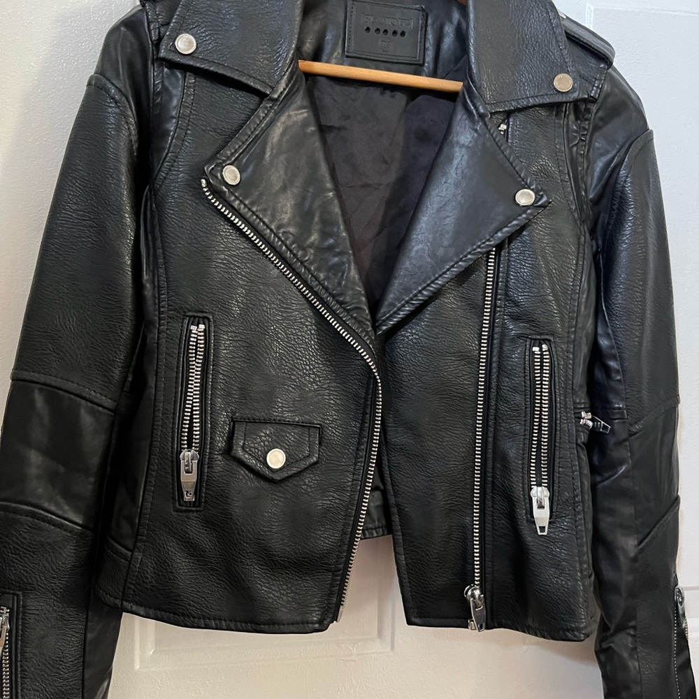 Blank NYC Faux  Leather Biker Jacket
